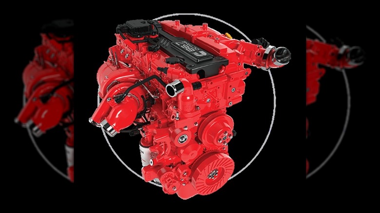 The Cummins B6.7 Octane engine.