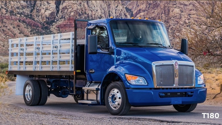 The Kenworth T180 medium-duty truck.