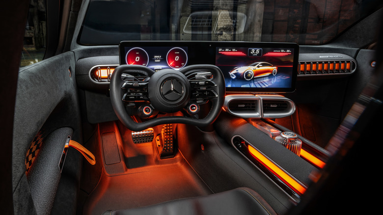 Interior of AMG GT XX Concept