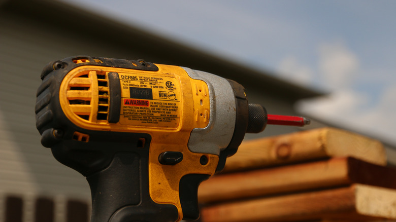 DeWalt impact driver with wear and tear