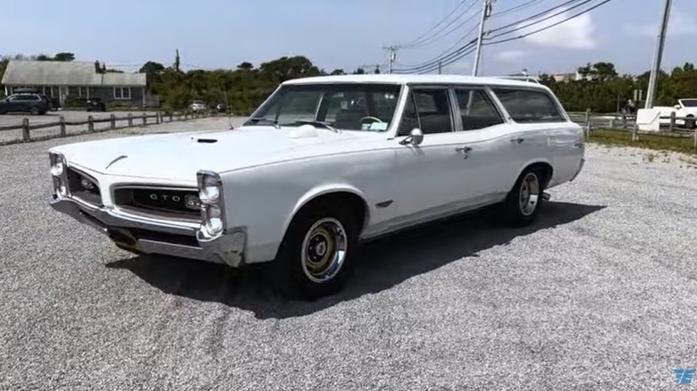 Image of a GTO-tribute 1966 Pontiac Tempest station wagon.