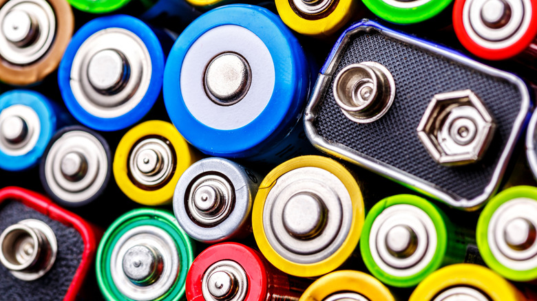 Different types of small batteries