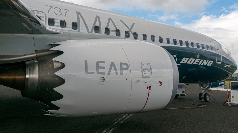 LEAP-1B engine on a Boeing 737 Max