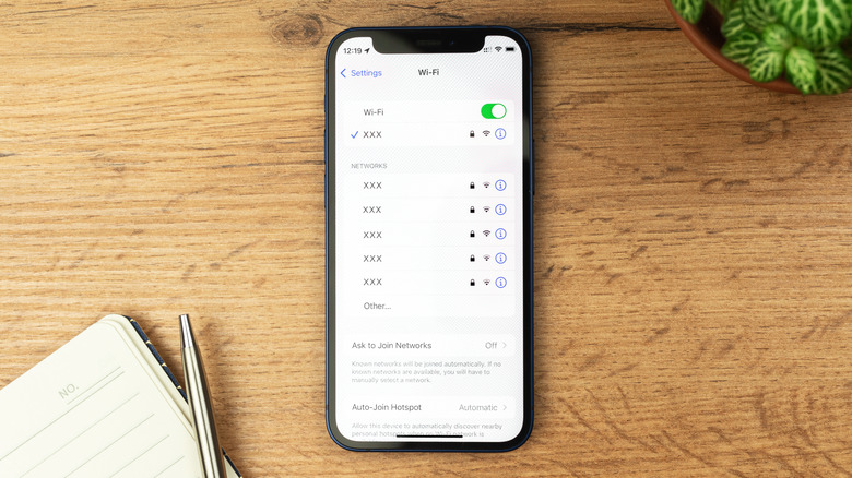 secure wifi networks on phone