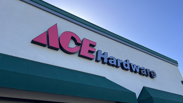 Exterior of Ace Hardware store