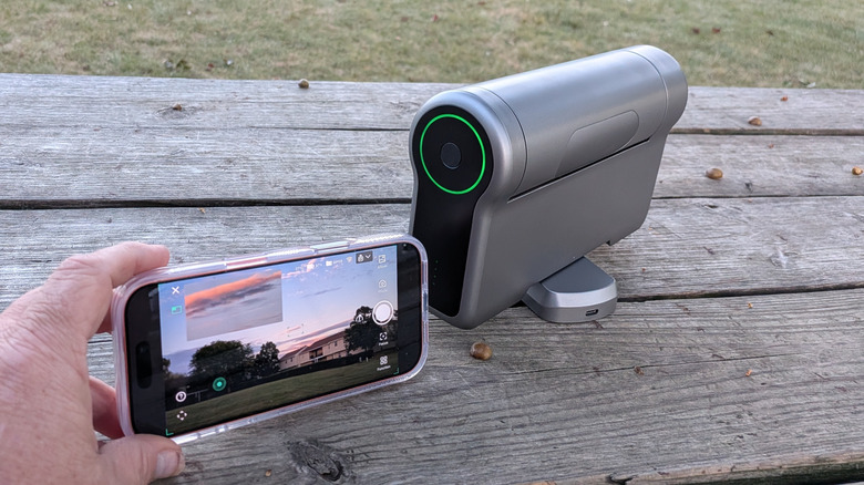 Dwarf 3 on a table and a phone