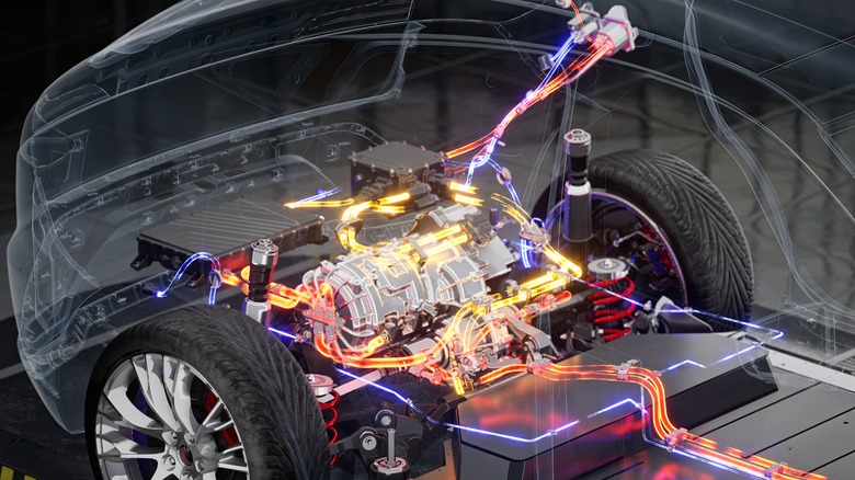 X-ray view of electric powertrain