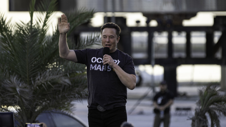 Musk at a Texas event