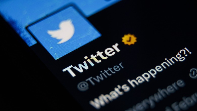 Twitter app on a smartphone.