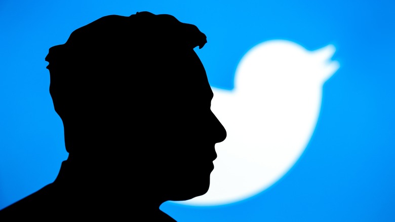 Elon Musk and Twitter illustration 
