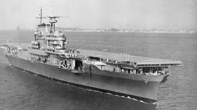 American aircraft carrier USS Hornet in October 1941