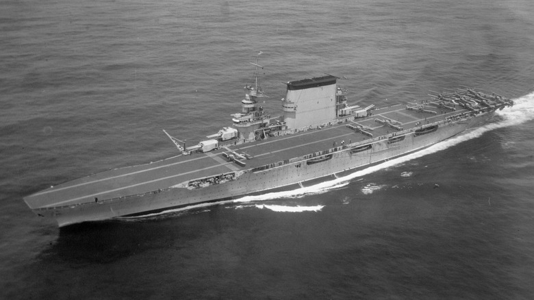 American aircraft carrier USS Lexington