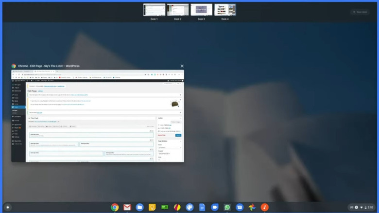 Chromebook Virtual Desktops