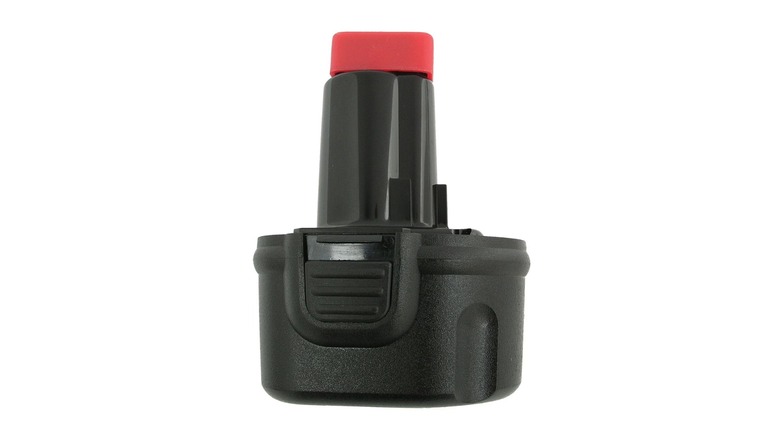 DeWalt 7.2V Compact Battery on white background