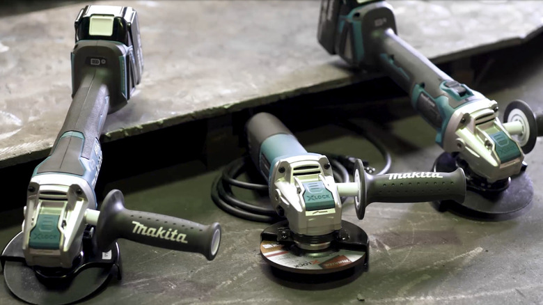 Makita tools on table