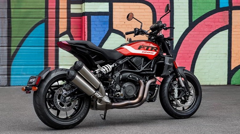 2024 Indian FTR 1200 Parked In The City