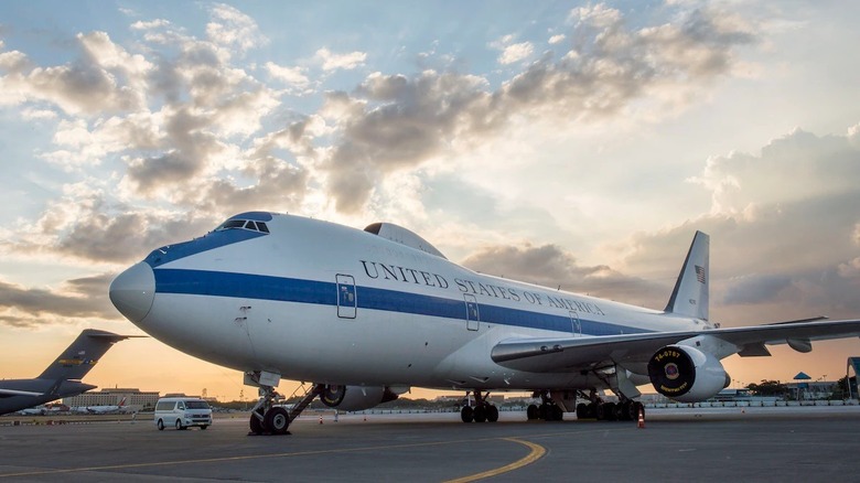 E-4B on tarmac