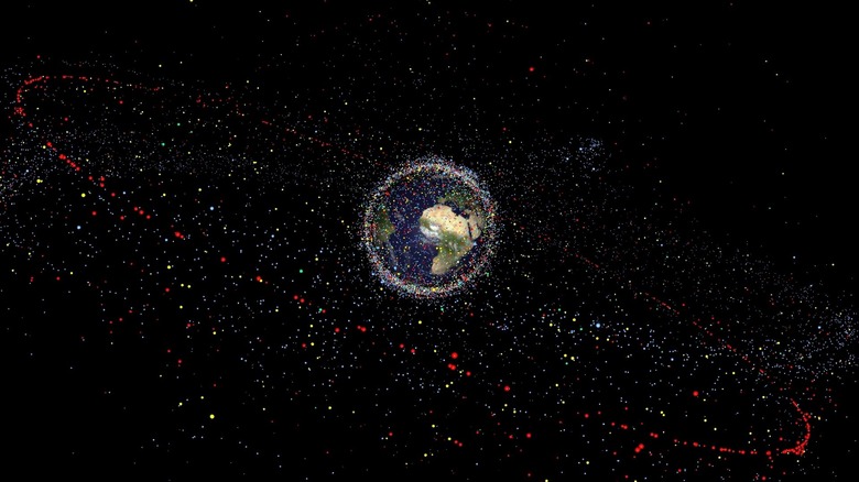 Space debris orbiter