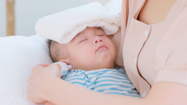 Baby with fever