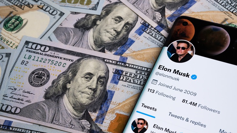 Elon Musk twitter profile