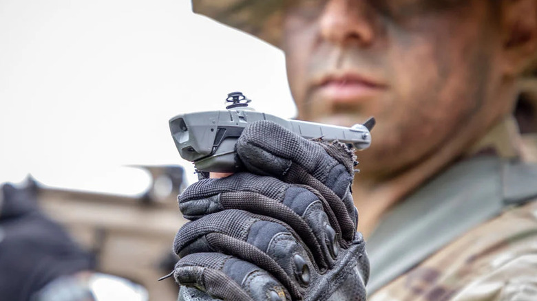 Black Hornet Microdrone Soldier