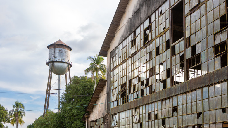 Fordlandia Factory And Water Tower