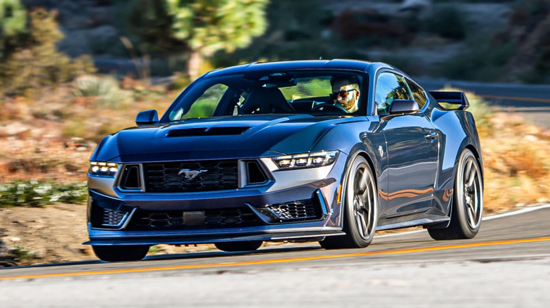 2025 Ford Mustang Dark Horse Premium on a canyon road