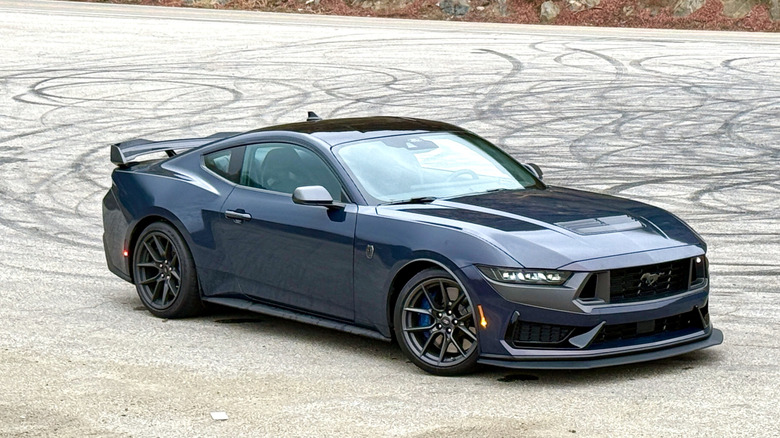 2025 Ford Mustang Dark Horse Premium Parked in the Mountains