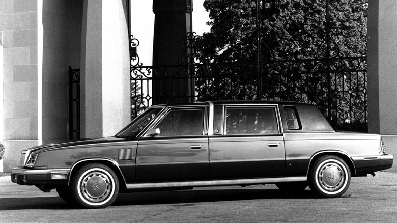 Side shot of a Chrysler Executive Limousine