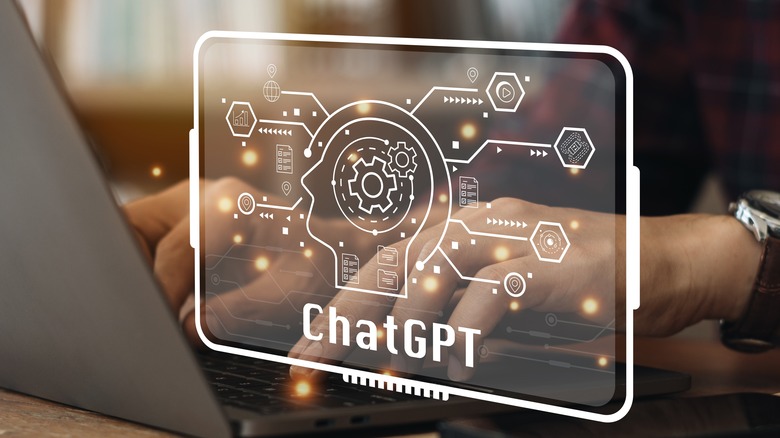 ChatGPT head mockup