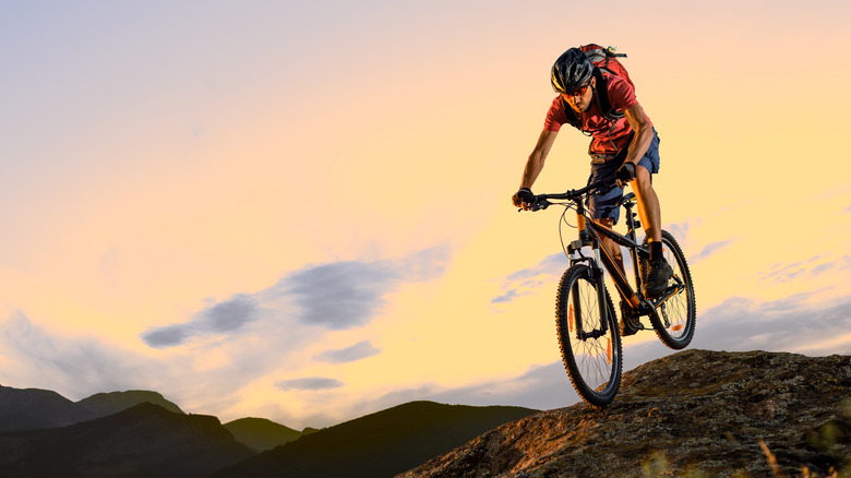 Person on bicycle