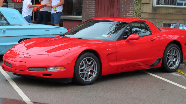 red corvette
