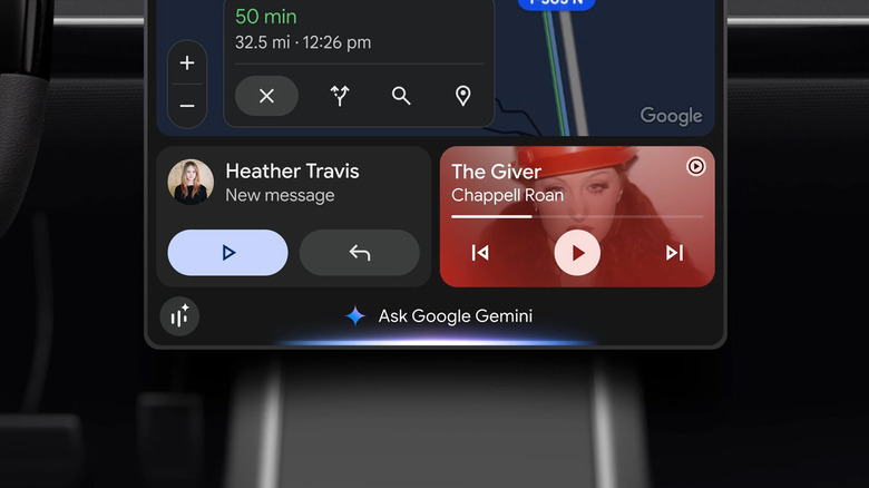Gemini Live on Android Auto
