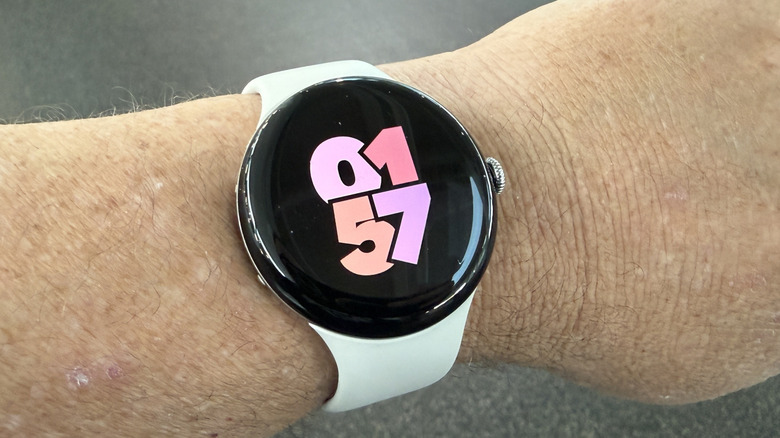 Man wearing a Pixel Watch 4