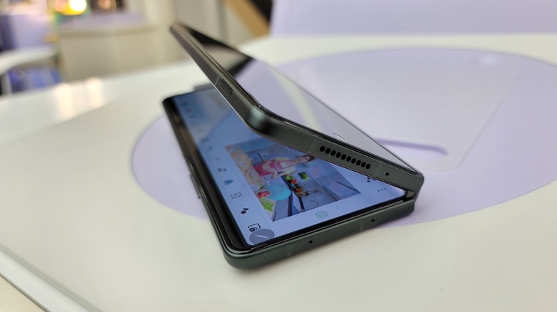 Foldable smartphone.