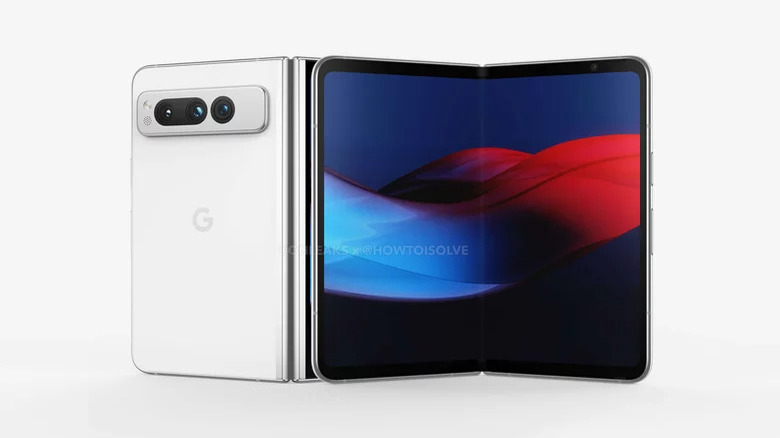 Concept render of Google Pixel Fold
