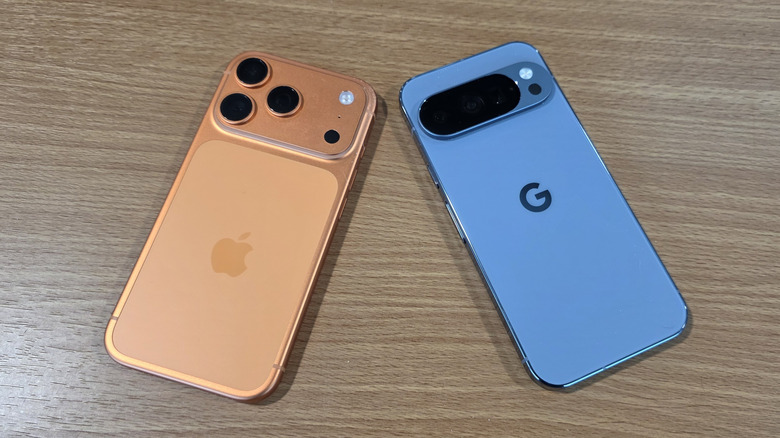 iPhone 17 Pro and Pixel 10 Pro on a table