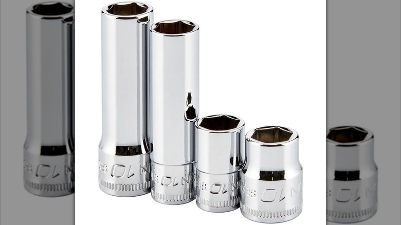 Harbor Freight's $10 Icon socket set includes four 10mm sockets.
