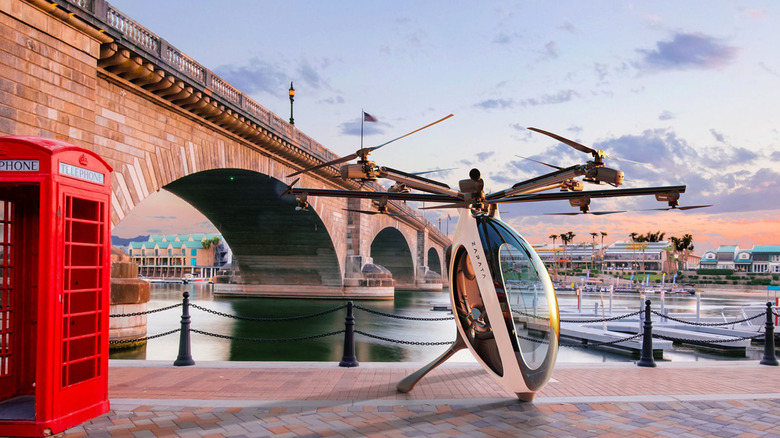 Zapata Airscooter at London Bridge, Lake Havasu