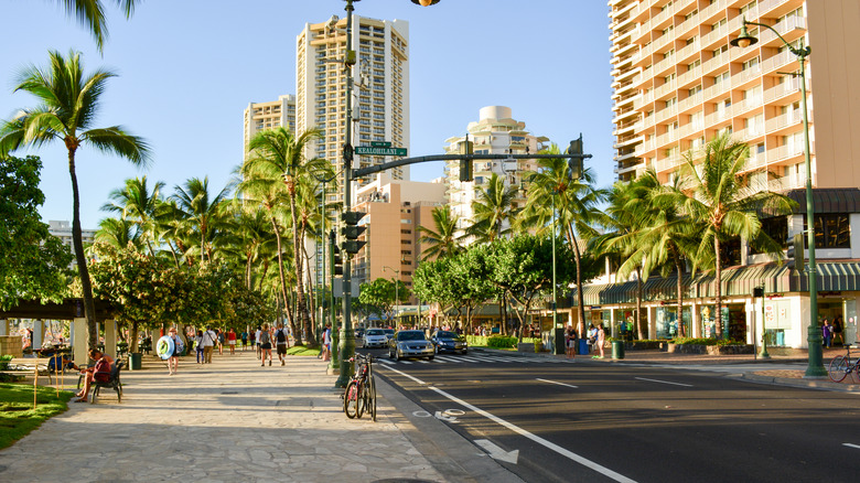 A street in Honolulu