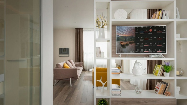 DAKboard display in living room