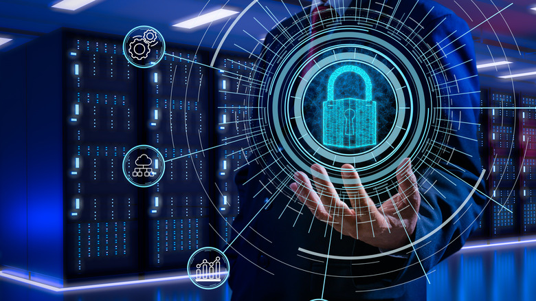 cybersecurity concept graphic