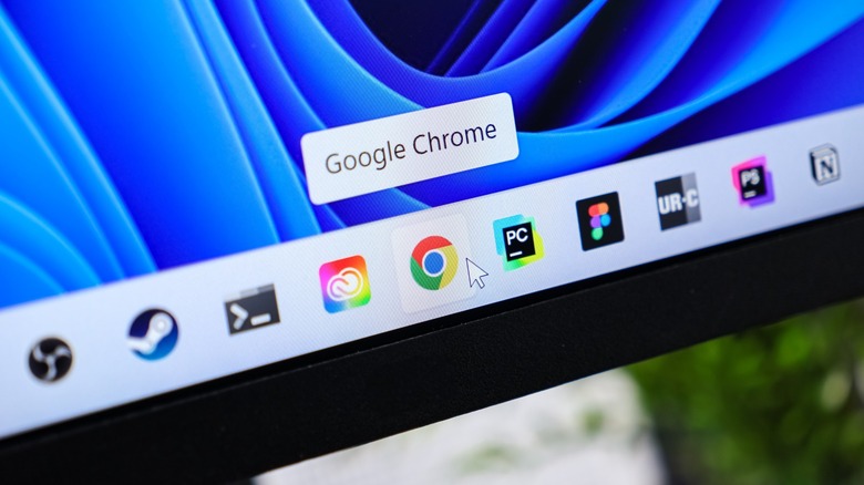 Google Chrome icon on Windows
