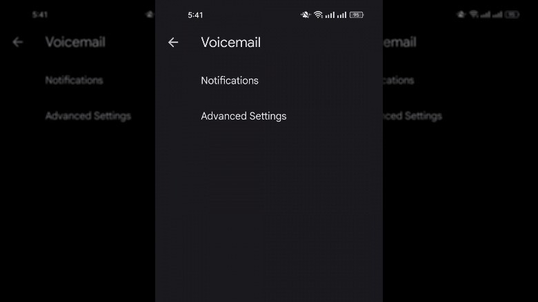 voicemail settings