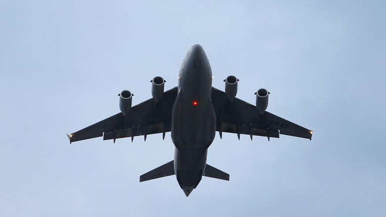 A US Air Force flown C-17 Globemaster III