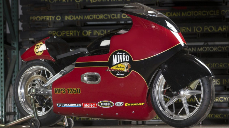 The Spirit of Munro Indian motorcycle