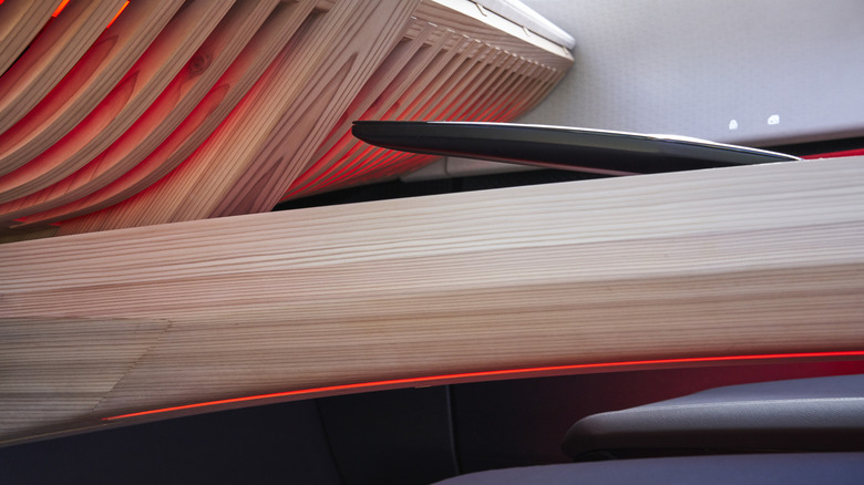Center console of the Nissan XMotion concept car
