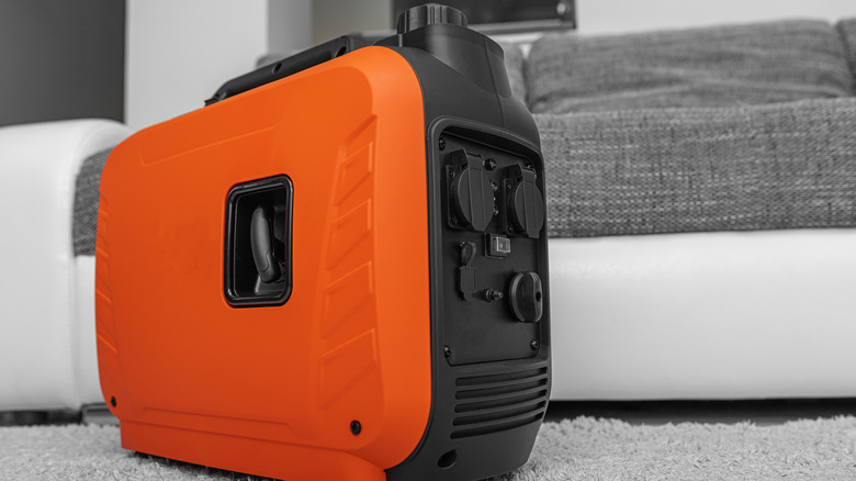 Inverter power generator in the house