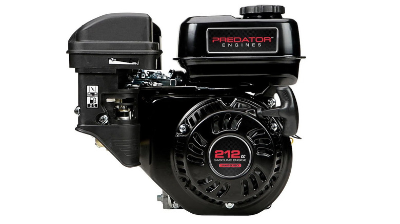 Harbor Freight Predator 212cc engine on a white background
