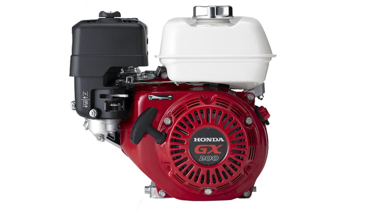 Honda GX200 engine on a white background